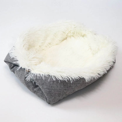 Cat Beds Cave Indoor for Large Cats/Puppys Clearance,Dog round Winter Warm Sleeping Bag Plush Soft Pet Bed Calming Bed