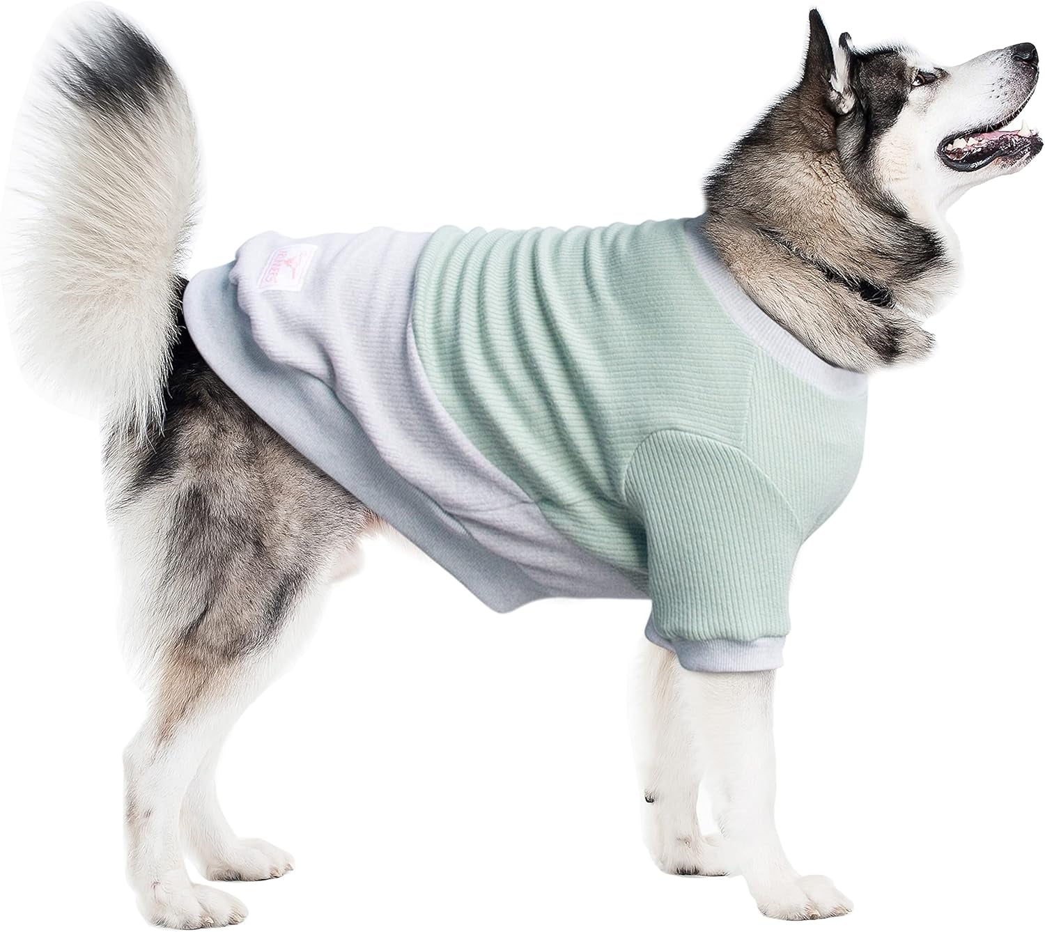 Extra Large Dog Clothes Hoodies Zip up Sweaters for Big Dogs Labrador German Shepherd Blue 3XL