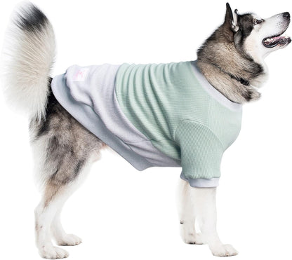 Extra Large Dog Clothes Hoodies Zip up Sweaters for Big Dogs Labrador German Shepherd Blue 3XL