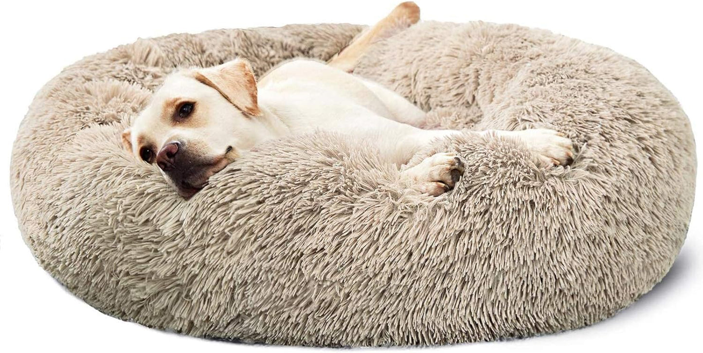Calming Donut Dog Cuddler, Medium Large Dog Bed, 30''