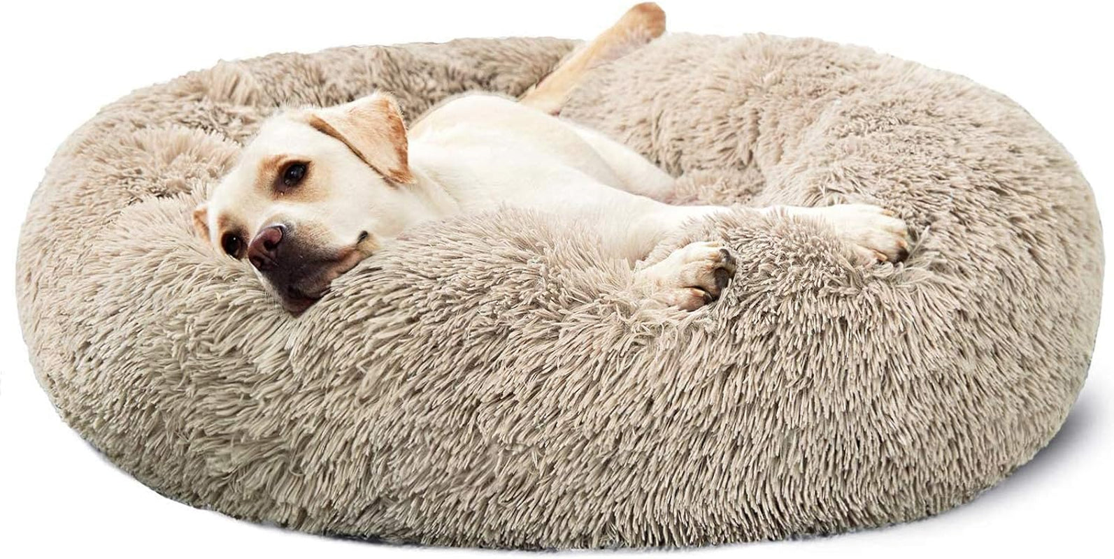 Calming Donut Dog Cuddler, Medium Large Dog Bed, 30''