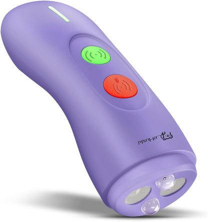 Anti Barking Device Rechargeable Ultrasonic Dog Bark Deterrent Stops Bad Behavior up to 50 Ft Effective Control Range Safe Humane for Indoor Outdoor Use Black