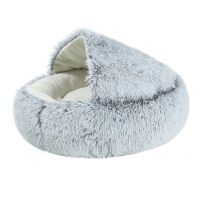 Cat Beds Cave Indoor for Large Cats/Puppys Clearance,Dog round Winter Warm Sleeping Bag Plush Soft Pet Bed Calming Bed