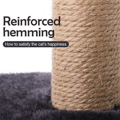 29" Cat Tree Tower Scratching Post with Perch, Sisal Cat Scratchers Poles Toys for Indoor Small Medium Cats Gray