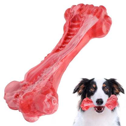 Dog Toys Indestructible Dog Chew Toys for Large Breed Aggressive Chewers Tough Dog Teething Toys for Pet Teeth Cleaning, Natural Rubber Interactive Dog Toys for Boredom