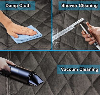 Dog Seat Cover, Waterproof Pet Car Seat Covers, Dogs Front Seat, Nonslip Heavy Duty Durable Scratch-Proof Car Seat Protector with Side Flaps, Fit Most Cars Suvs Trucks, Single