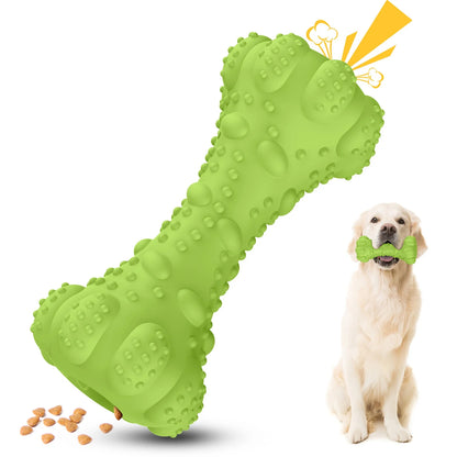 Dog Chew Toys for Aggressive Chewers,Ultra-Durable Natural Rubber Dog Teeth Grinding Toys for Medium Large Aggressive Dogs,Interactive Chew Toy for Dogs Teeth Cleaning Prevent Boredom
