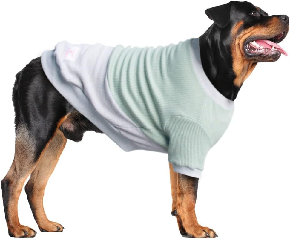 Extra Large Dog Clothes Hoodies Zip up Sweaters for Big Dogs Labrador German Shepherd Blue 3XL