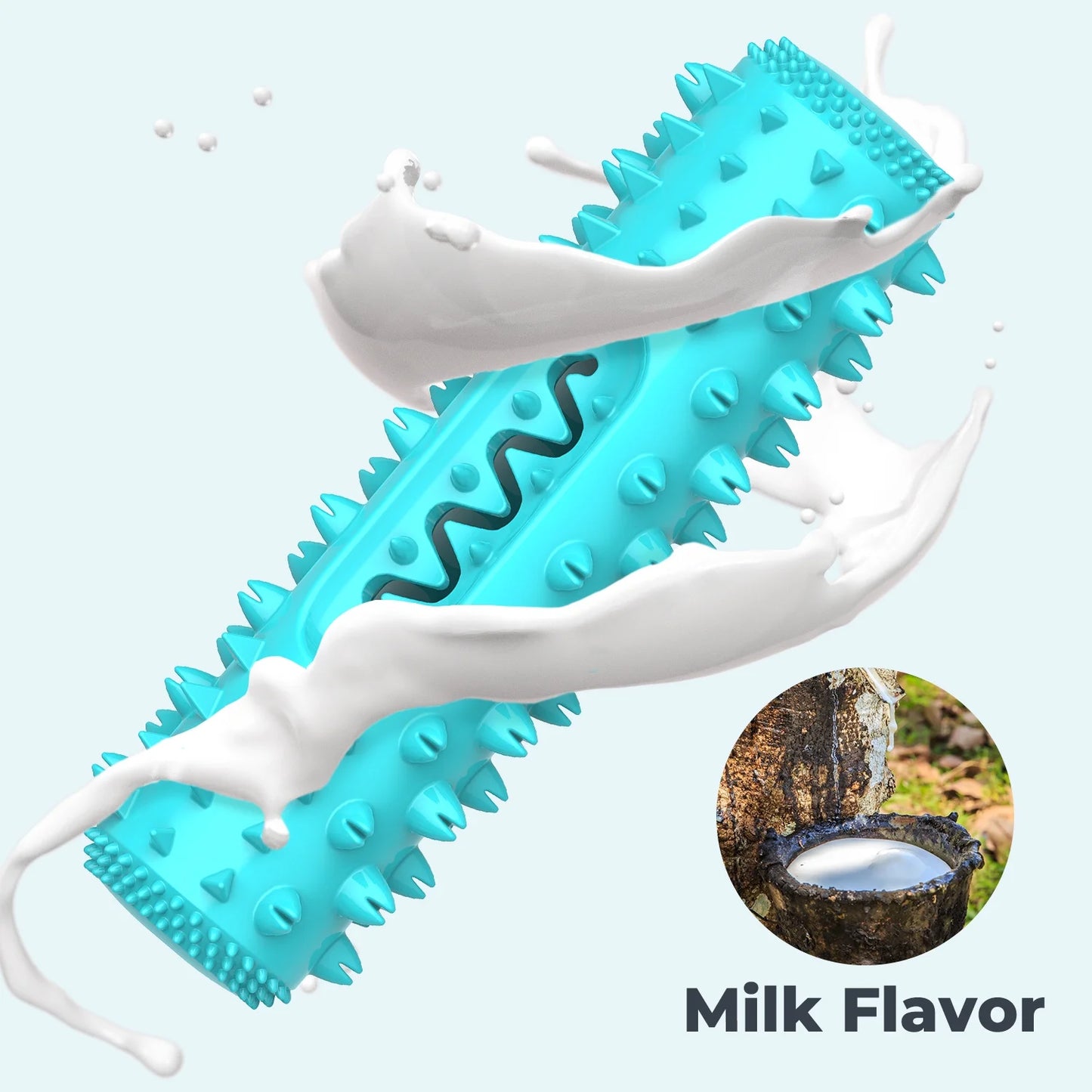 Dog Chew Toys for Aggressive Chewers Small Medium Breed, Indestructible Dog Squeaky Toys, Puppy Chew Toothbrush Toys Dog Teeth Cleaning