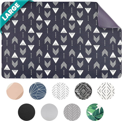 Dog Mat for Food and Water, Cat Feeding Mat | Waterproof Dog Bowl Mat | Non-Slip Pet Food Mat for Floors | Pet Mats for Food and Water | Easy to Clean