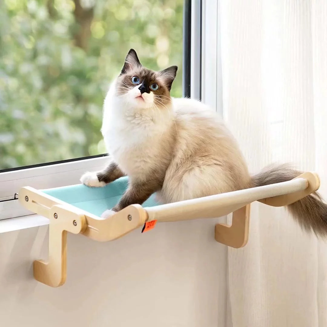 Medium Cat Sill Window Perch Lounge Mount Hammock Window Seat Bed Shelves for Indoor Cats,Purple
