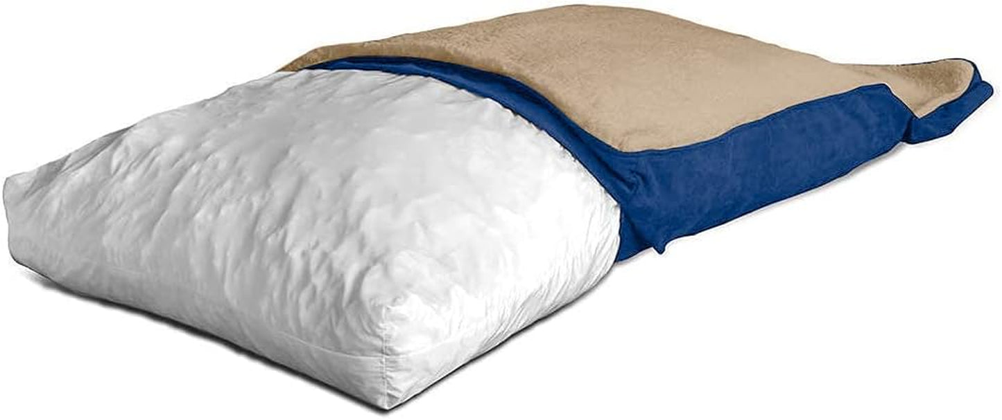 Extra Large Dog Bed with Removable, Washable Cover and Waterproof Liner. Pillow Stuffed with Orthopedic Memory Foam Blend. Made for Big Dogs up to 100 Pounds or More.