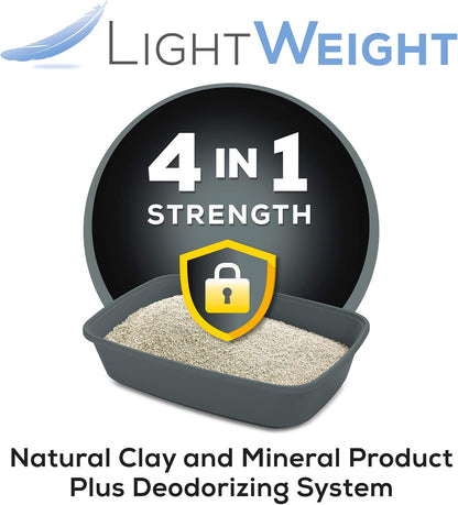 Purina  Multi Cat, Low Dust, Clumping Cat Litter, Lightweight 4-In-1 Strength - 17 Lb. Box