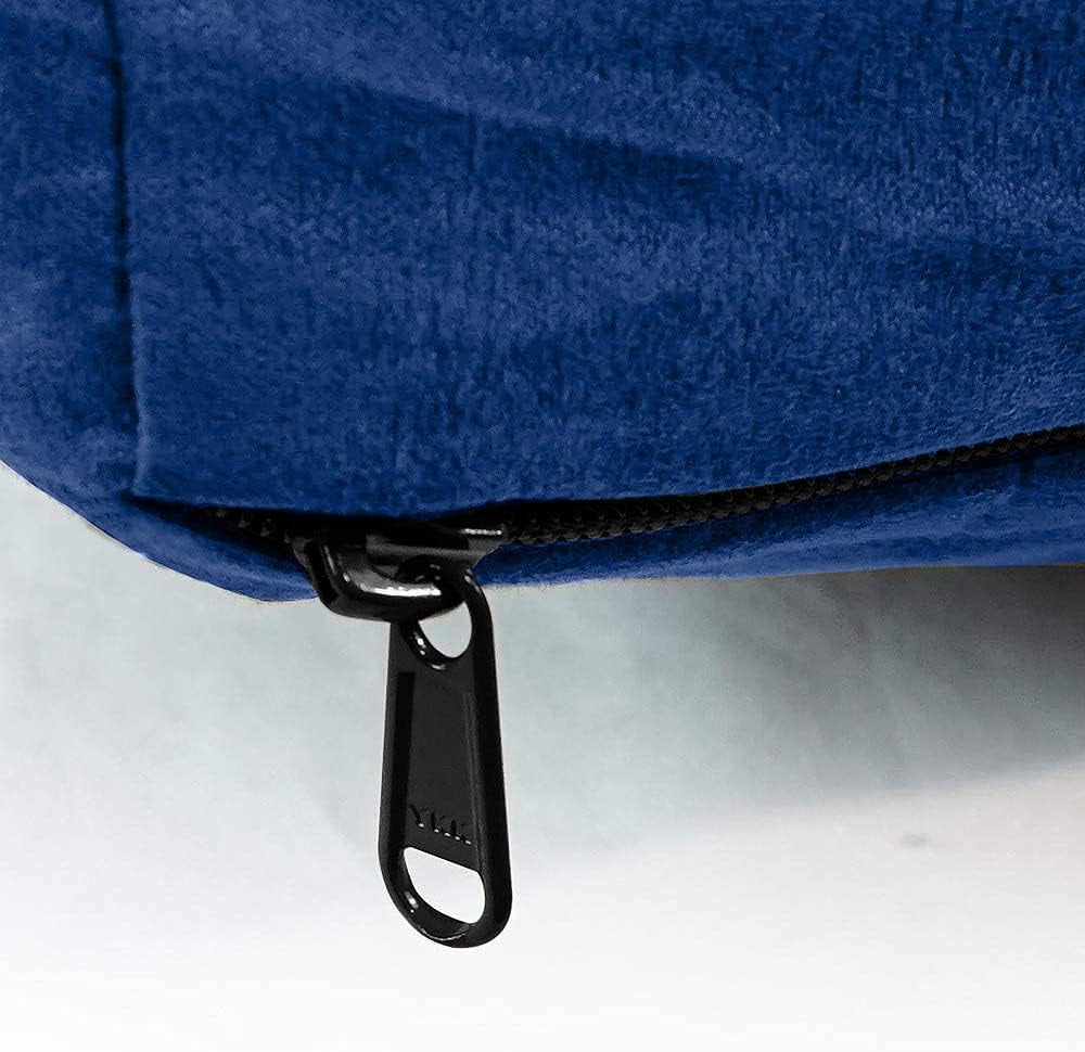 Extra Large Dog Bed with Removable, Washable Cover and Waterproof Liner. Pillow Stuffed with Orthopedic Memory Foam Blend. Made for Big Dogs up to 100 Pounds or More.