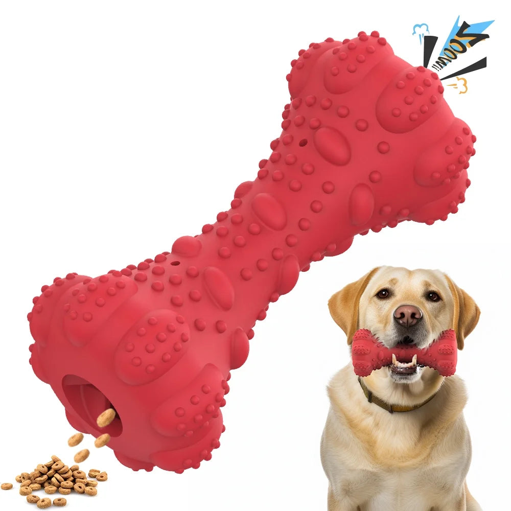 Dog Chew Toys for Aggressive Chewers,Ultra-Durable Natural Rubber Dog Teeth Grinding Toys for Medium Large Aggressive Dogs,Interactive Chew Toy for Dogs Teeth Cleaning Prevent Boredom