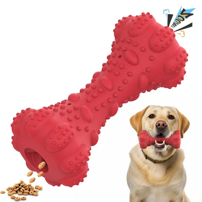 Dog Chew Toys for Aggressive Chewers,Ultra-Durable Natural Rubber Dog Teeth Grinding Toys for Medium Large Aggressive Dogs,Interactive Chew Toy for Dogs Teeth Cleaning Prevent Boredom