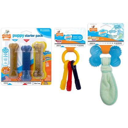 Puppy Chew Toy and Treat Bundle
