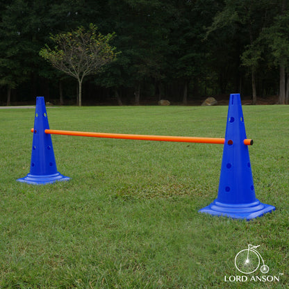 Trade; Dog Agility Hurdle Cone Set - Canine Agility Training Set - Obedience, Agility, and Rehabilitation - 8 Agility Cones and 4 Agility Rods