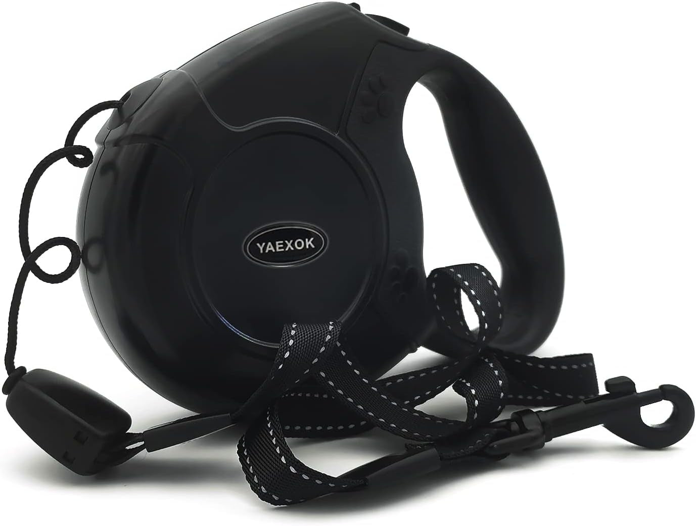 Heavy Duty Retractable Dog Leash 26Ft,Pet Long Walking Leashes Leads for Small Medium Large Dogs Doggie up to 110Lbs (Black)