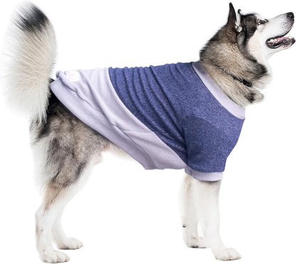 Extra Large Dog Clothes Hoodies Zip up Sweaters for Big Dogs Labrador German Shepherd Blue 3XL