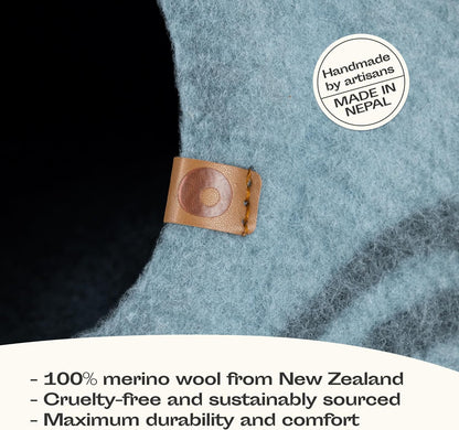 Cat Enclosure – Premium Felt Cat Enclosure for Indoor Cats, Handmade 100% Merino Wool