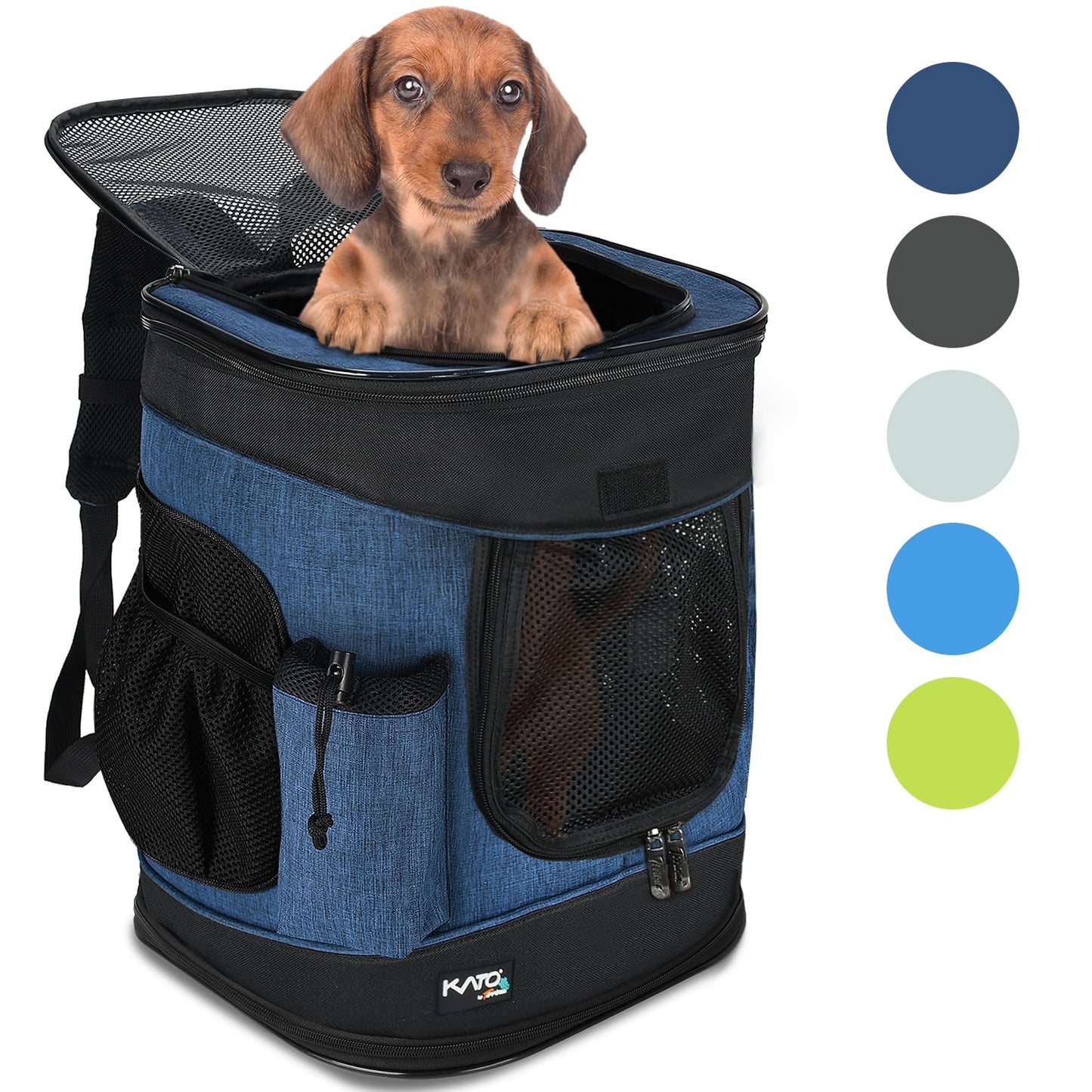 Medium Pet Travel Backpack Carrier for Dogs Cat Animal Puppy, Breathable Mesh Net Removable Sherpa Bed Outdoor Carrier F