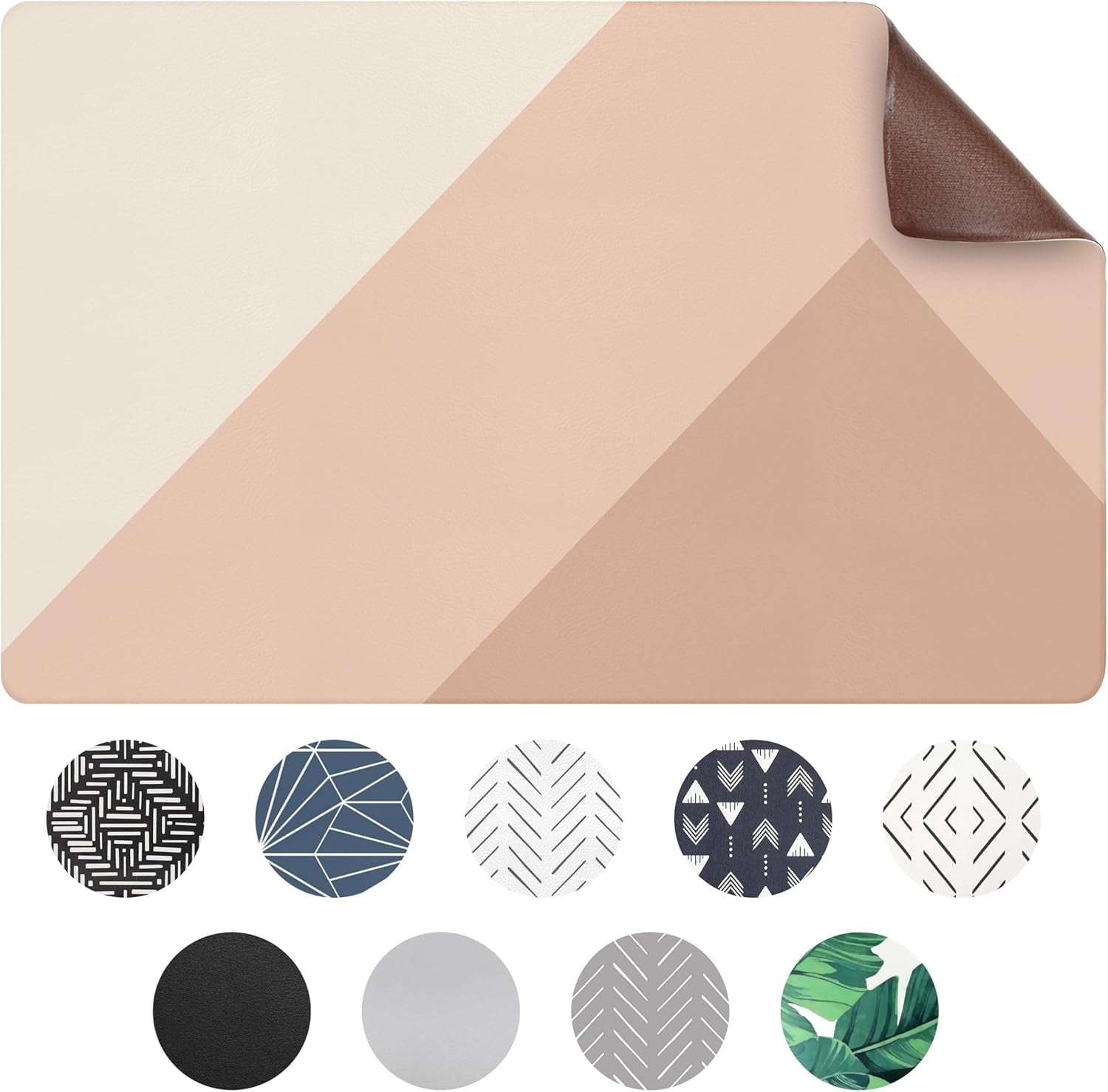 Dog Mat for Food and Water, Cat Feeding Mat | Waterproof Dog Bowl Mat | Non-Slip Pet Food Mat for Floors | Pet Mats for Food and Water | Easy to Clean