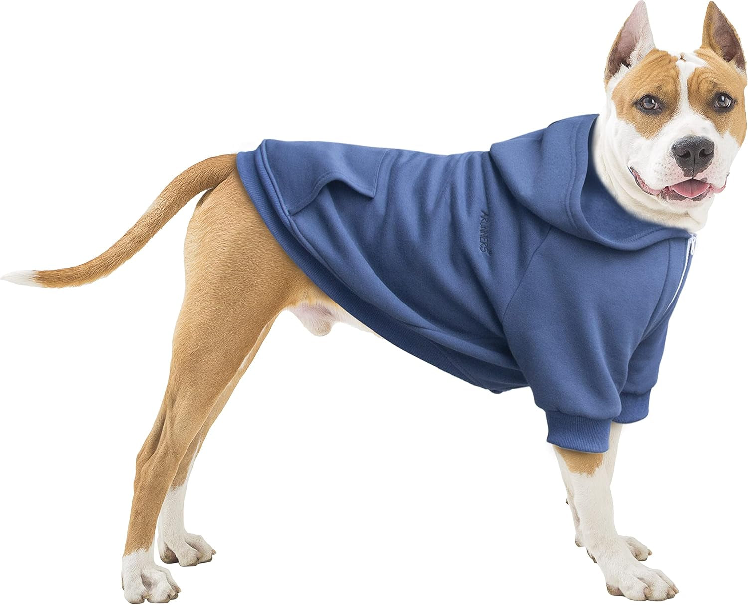 Extra Large Dog Clothes Hoodies Zip up Sweaters for Big Dogs Labrador German Shepherd Blue 3XL