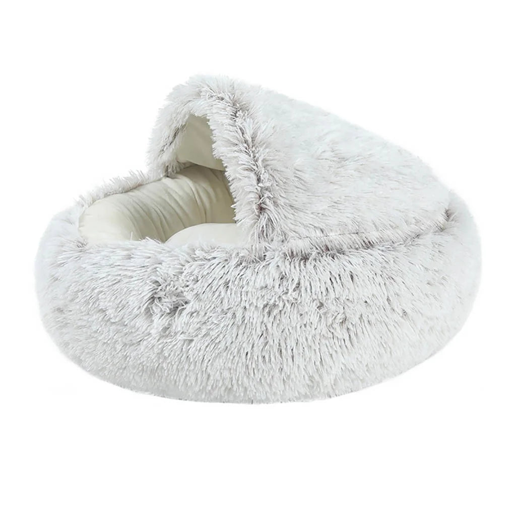 Cat Beds Cave Indoor for Large Cats/Puppys Clearance,Dog round Winter Warm Sleeping Bag Plush Soft Pet Bed Calming Bed