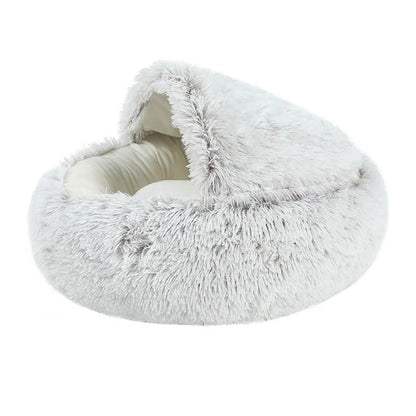 Cat Beds Cave Indoor for Large Cats/Puppys Clearance,Dog round Winter Warm Sleeping Bag Plush Soft Pet Bed Calming Bed