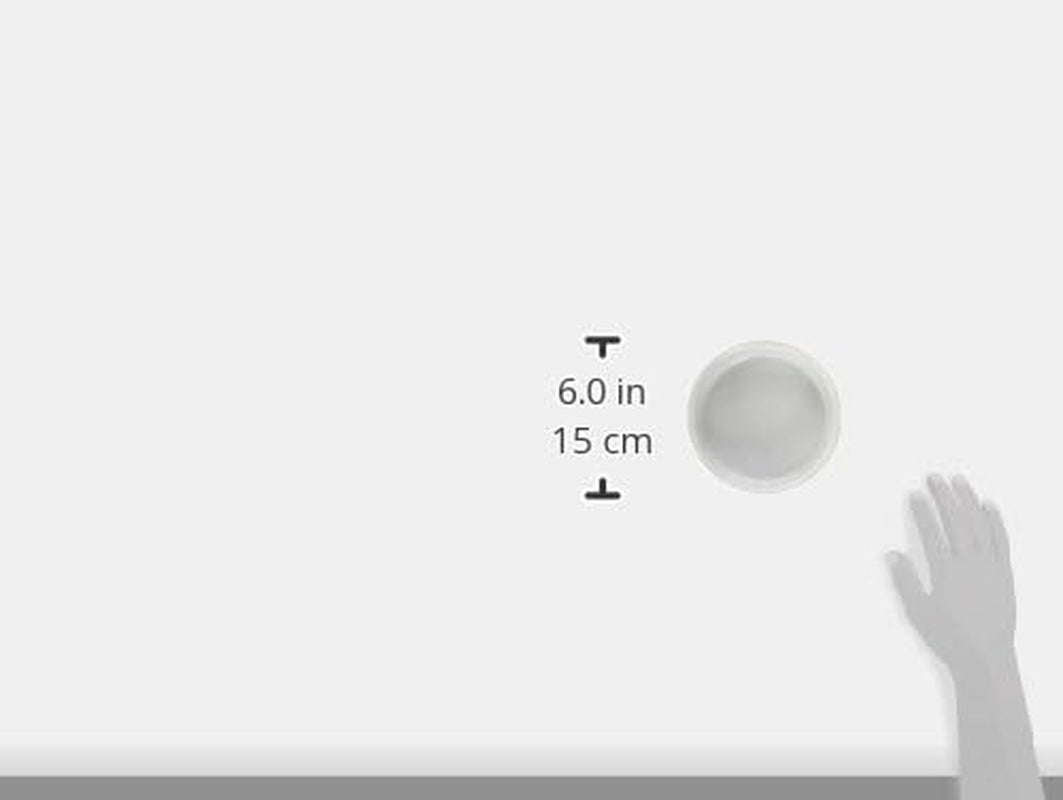 Paw & Patch Ceramic Pet Collection, Medium Bowl, 6X2", Gray