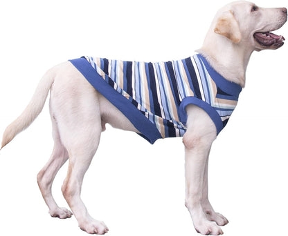 Extra Large Dog Clothes Hoodies Zip up Sweaters for Big Dogs Labrador German Shepherd Blue 3XL