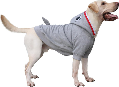 Extra Large Dog Clothes Hoodies Zip up Sweaters for Big Dogs Labrador German Shepherd Blue 3XL