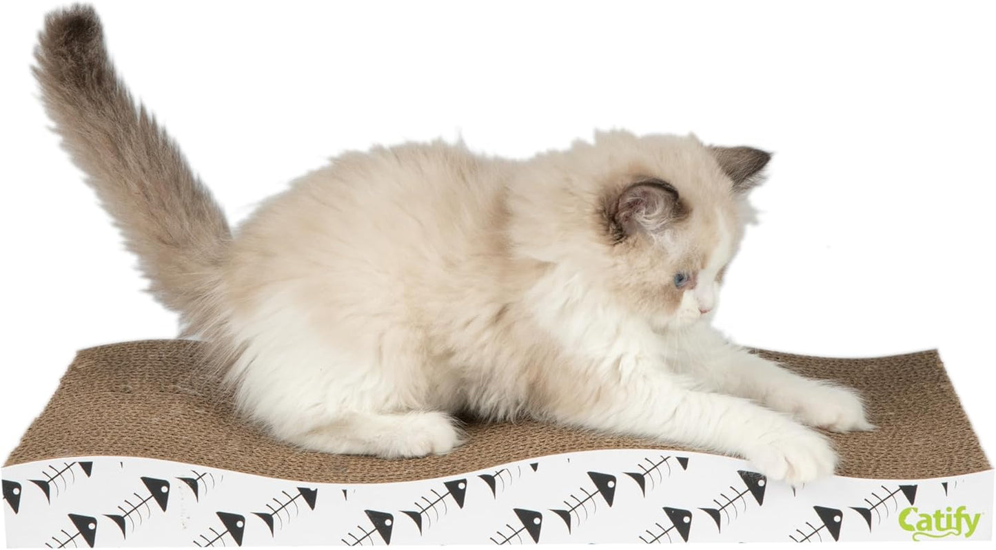 Cat Scratcher Replacement Pads - Cardboard Cat Scratcher Pad, Relieves Stress, Supports Pet Behaviors, 5 Count