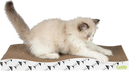 Cat Scratcher Replacement Pads - Cardboard Cat Scratcher Pad, Relieves Stress, Supports Pet Behaviors, 5 Count