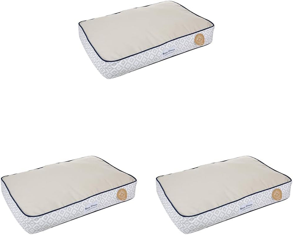 Now House for Pets Grey Diamond Cuddler Dog Bed, Small Dog Bed, Washable, Cotton/Poly Blend, 24.0"L X 19.0"W X 8.0"Th