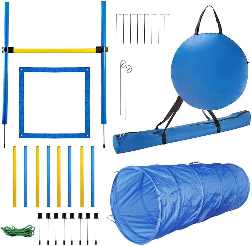 Dog Training Exercise Equipment, Dog Agility Training Equipment, Jump Training Hurdles Equipment,Playground Equipment Outdoor