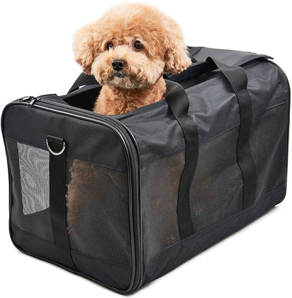 Pet Travel Carrier Soft Sided Portable Bag, Medium