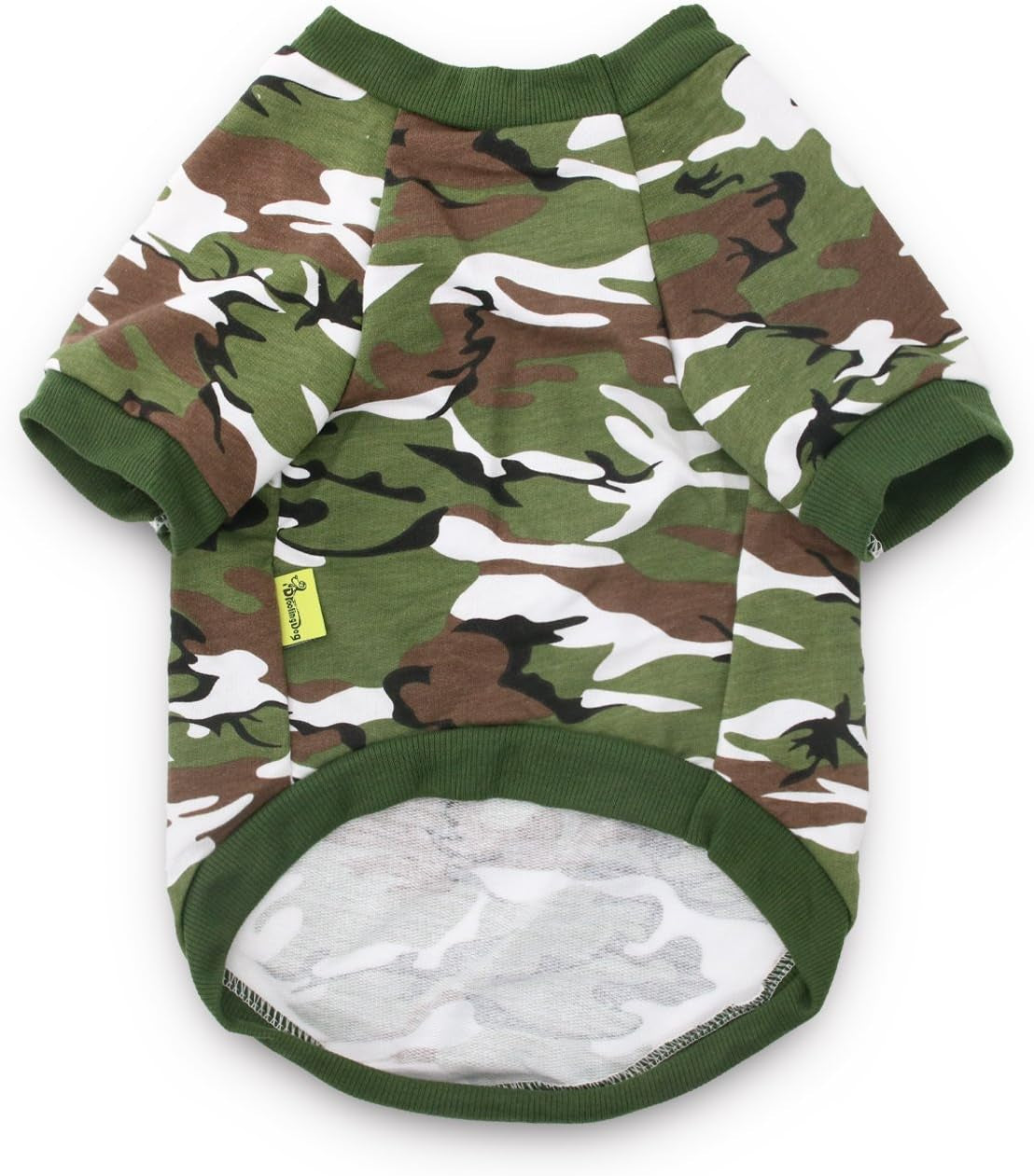 Large Dog Tee Shirts - Army Green, XXXL for Medium Dogs, Boys