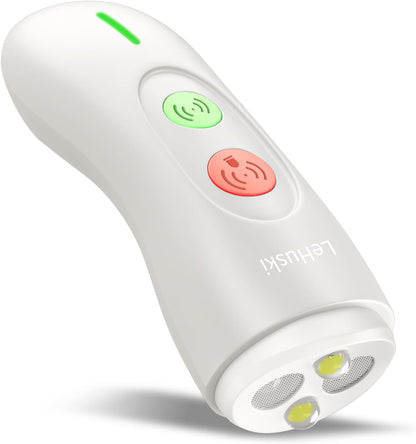 Anti Barking Device Rechargeable Ultrasonic Dog Bark Deterrent Stops Bad Behavior up to 50 Ft Effective Control Range Safe Humane for Indoor Outdoor Use Black