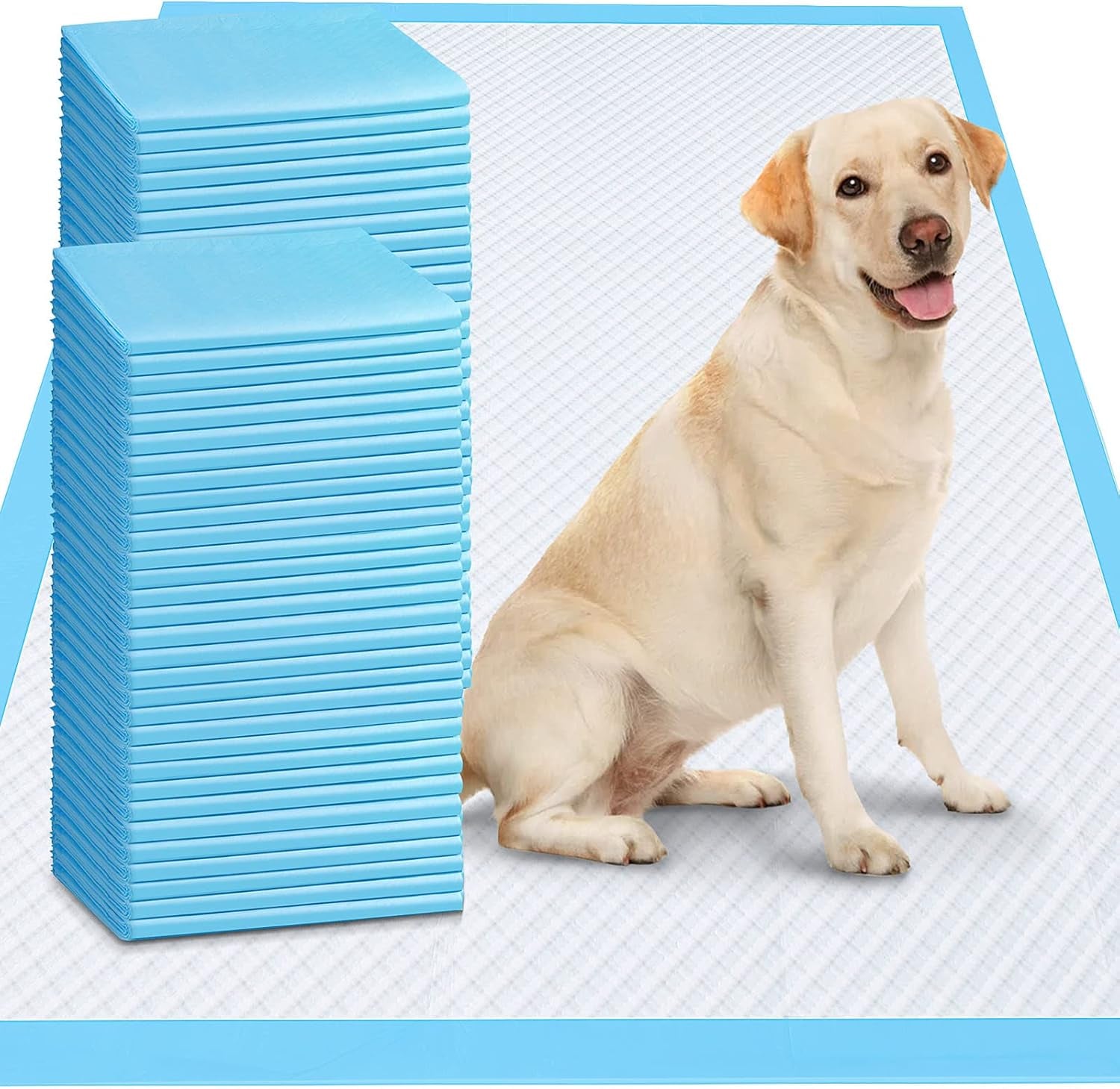 4XL 36"X36" Thicken Heavy Absorbency Dog Pad Extra Large- Jumbo Disposable Polymer Quick Dry No Leaking Pee Pads for Dogs, Cats, Rabbits Pets 30 Counts