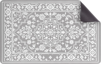 Dog Mat for Food and Water, Cat Feeding Mat | Waterproof Dog Bowl Mat | Non-Slip Pet Food Mat for Floors | Pet Mats for Food and Water | Easy to Clean