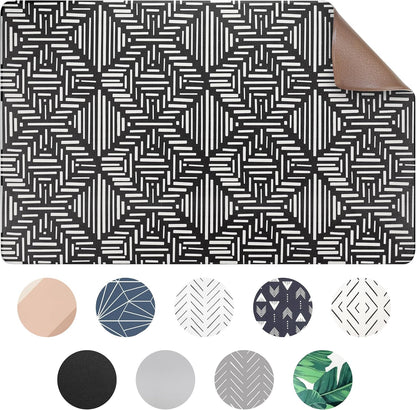 Dog Mat for Food and Water, Cat Feeding Mat | Waterproof Dog Bowl Mat | Non-Slip Pet Food Mat for Floors | Pet Mats for Food and Water | Easy to Clean