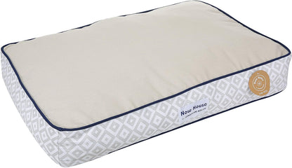 Now House for Pets Grey Diamond Cuddler Dog Bed, Small Dog Bed, Washable, Cotton/Poly Blend, 24.0"L X 19.0"W X 8.0"Th