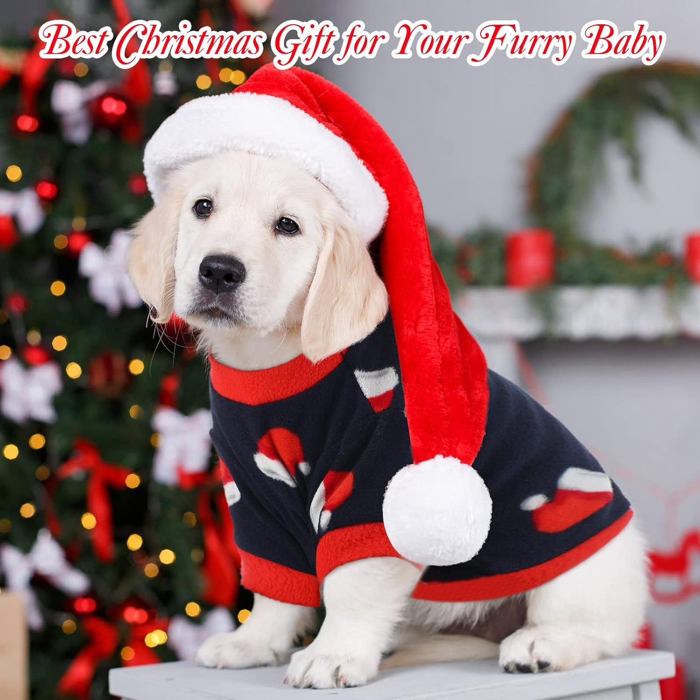 8 Pieces Valentine Dog Sweaters Winter Chihuahua Clothes Outfits Warm Shirt Puppy Clothes for Winter Dog Colorful Thickening Puppy Pajamas for Pets Pup Cat, X-Small